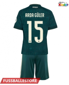 Günstige Real Madrid Arda Guler #15 Auswärts Trikotsatzt Kinder 2026-27 Kurzarm (+ Kurze Hosen)